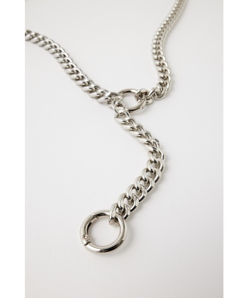 MOUSSY(マウジー)の「CHAIN ストラップ(ウォレットチェーン・レディース・シルバー・FREE)」の5枚目の写真