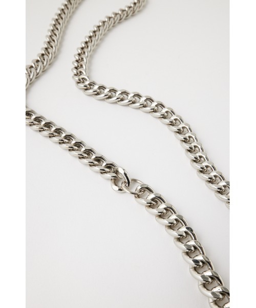 MOUSSY(マウジー)の「CHAIN ストラップ(ウォレットチェーン・レディース・シルバー・FREE)」の6枚目の写真