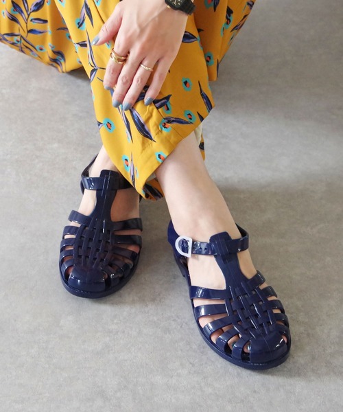 meduse（メデュース）の「MEDUSE（メデュース） / ラバーグルカサンダル SUN（サンダル・レディース・オリーブ/ブラック/ネイビー/ホワイト系/ベージュ・35/36/37/38/39/40）」の5枚目の写真