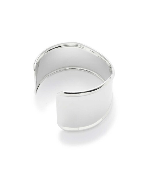 N.（N. Natural Beauty Basic）（エヌエヌナチュラルビューティーベーシック）の「ワイドバングル（ネックレス・レディース・シルバー/ゴールド・FREE）」の4枚目の写真