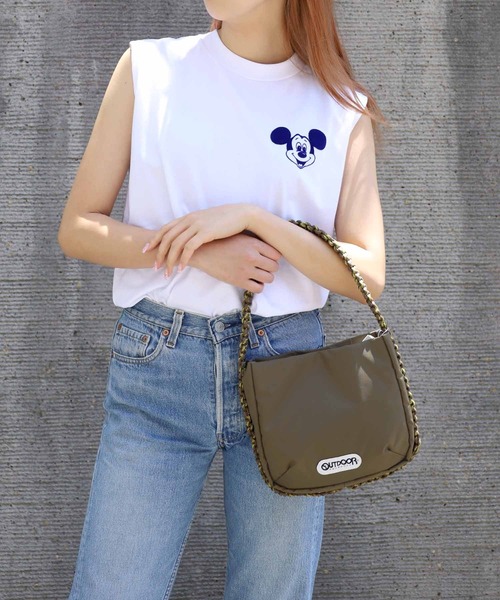 OUTDOOR PRODUCTS(アウトドアプロダクツ)の「OUTDOOR PRODUCTS/アウトドアプロダクツ half Moon Bag ハンドバッグ ワンハンドル(ハンドバッグ・メンズ・オレンジ/ブラック/カーキ・FREE)」の12枚目の写真