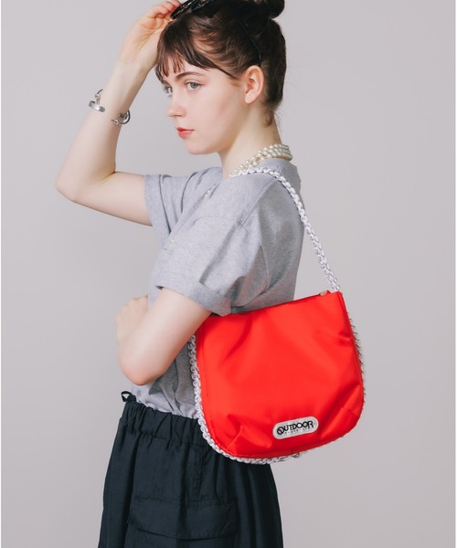 OUTDOOR PRODUCTS(アウトドアプロダクツ)の「OUTDOOR PRODUCTS/アウトドアプロダクツ half Moon Bag ハンドバッグ ワンハンドル(ハンドバッグ・メンズ・オレンジ/ブラック/カーキ・FREE)」の16枚目の写真