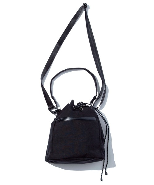 F/CE. （エフシーイー）の「F/CE./エフシーイー CORDURA FIRE RESISTANT DRAWSTRING BAG 巾着バック ナイロンバッグ（ショルダーバッグ・メンズ・ベージュ/グリーン/ブラック・FREE）」の4枚目の写真