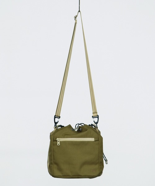 F/CE. （エフシーイー）の「F/CE./エフシーイー CORDURA FIRE RESISTANT DRAWSTRING BAG 巾着バック ナイロンバッグ（ショルダーバッグ・メンズ・ベージュ/グリーン/ブラック・FREE）」の20枚目の写真
