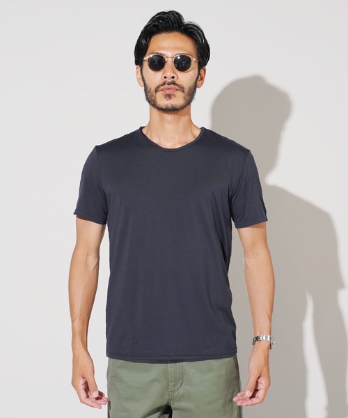 roshell(ロシェル)の「ストレッチTRクルーネック無地半袖Tシャツ(Tシャツ/カットソー・メンズ・チャコールグレー/ネイビー/ブラック/ホワイト・XX-LARGE/SMALL/X-LARGE/LARGE/MEDIUM)」の5枚目の写真