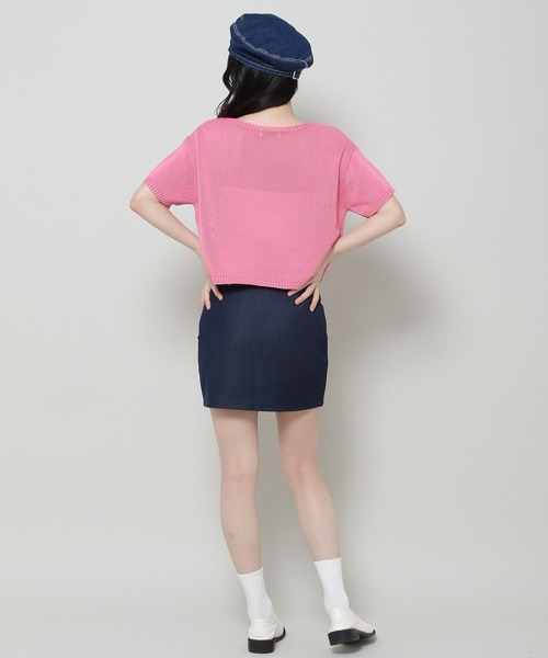 3.3 Field Trip （3.3フィールドトリップ）の「3.3 Field Trip／ニットTOP 2965198（ニット/セーター・レディース・ピンク/グリーン/アイボリー・FREE）」の5枚目の写真