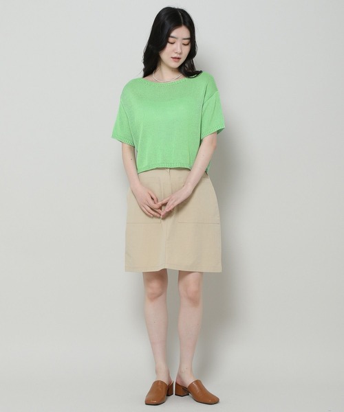 3.3 Field Trip （3.3フィールドトリップ）の「3.3 Field Trip／ニットTOP 2965198（ニット/セーター・レディース・ピンク/グリーン/アイボリー・FREE）」の10枚目の写真