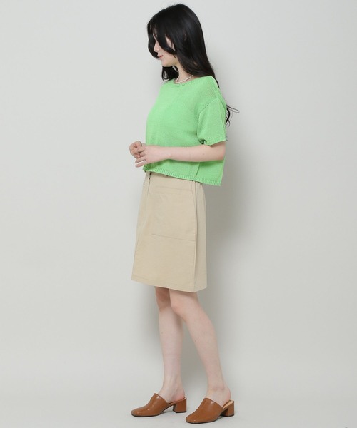 3.3 Field Trip （3.3フィールドトリップ）の「3.3 Field Trip／ニットTOP 2965198（ニット/セーター・レディース・ピンク/グリーン/アイボリー・FREE）」の11枚目の写真