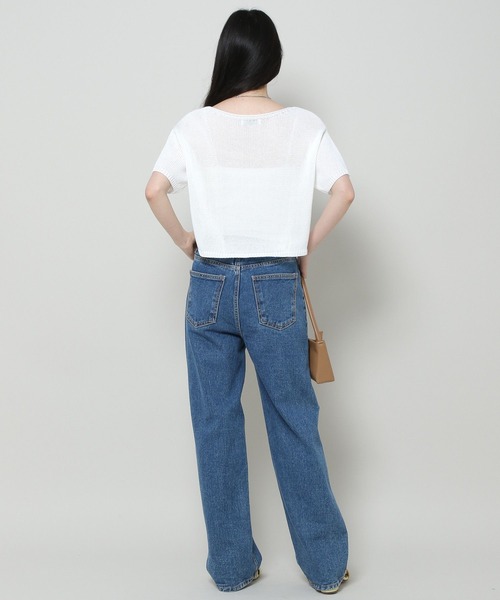 3.3 Field Trip （3.3フィールドトリップ）の「3.3 Field Trip／ニットTOP 2965198（ニット/セーター・レディース・ピンク/グリーン/アイボリー・FREE）」の15枚目の写真