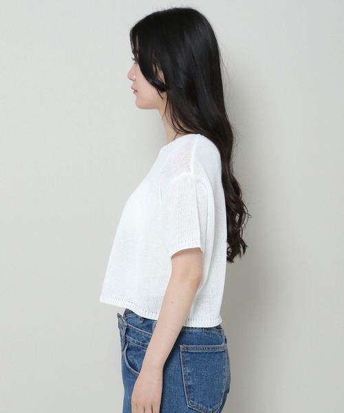 3.3 Field Trip （3.3フィールドトリップ）の「3.3 Field Trip／ニットTOP 2965198（ニット/セーター・レディース・ピンク/グリーン/アイボリー・FREE）」の21枚目の写真