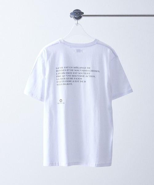 417 EDIFICE（フォーワンセブンエディフィス）の「【ZOZO限定】 NIKSプリントTEE　№3（Tシャツ/カットソー・メンズ・ブラック系その他/ホワイト系その他2/ホワイト系その他4/ブラック系その他3/ブラック系その他2/ホワイト系その他3/ブラック系その他4/ホワイト系その他・S/M/L/XL）」の2枚目の写真