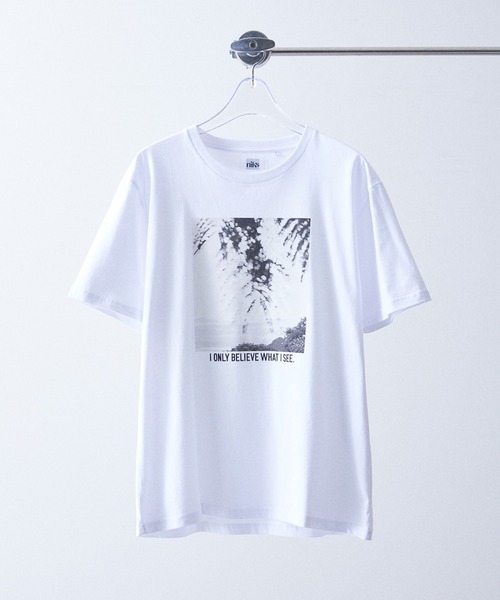 417 EDIFICE（フォーワンセブンエディフィス）の「【ZOZO限定】 NIKSプリントTEE　№3（Tシャツ/カットソー・メンズ・ブラック系その他/ホワイト系その他2/ホワイト系その他4/ブラック系その他3/ブラック系その他2/ホワイト系その他3/ブラック系その他4/ホワイト系その他・S/M/L/XL）」の3枚目の写真
