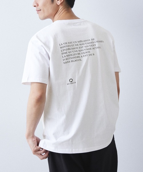 417 EDIFICE（フォーワンセブンエディフィス）の「【ZOZO限定】 NIKSプリントTEE　№3（Tシャツ/カットソー・メンズ・ブラック系その他/ホワイト系その他2/ホワイト系その他4/ブラック系その他3/ブラック系その他2/ホワイト系その他3/ブラック系その他4/ホワイト系その他・S/M/L/XL）」の10枚目の写真