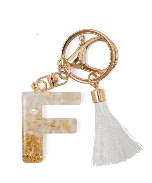 VitaFelice（ヴィータフェリーチェ）の「イニシャルバッグチャーム（チャーム・レディース・その他5/その他2/その他11/その他8/その他4/その他13/その他3/その他12/その他1/その他10/その他6/その他9/その他7・FREE）」の4枚目の写真