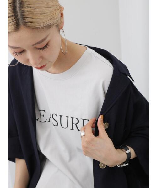 Samansa Mos2 blue（サマンサモスモスブルー）の「開襟シャツ（シャツ/ブラウス・レディース・ベージュ/ネイビー/カーキ・F）」の11枚目の写真