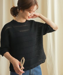 URBAN RESEARCH DOORS | コットンアイレットニットプルオーバー(ニット/セーター)