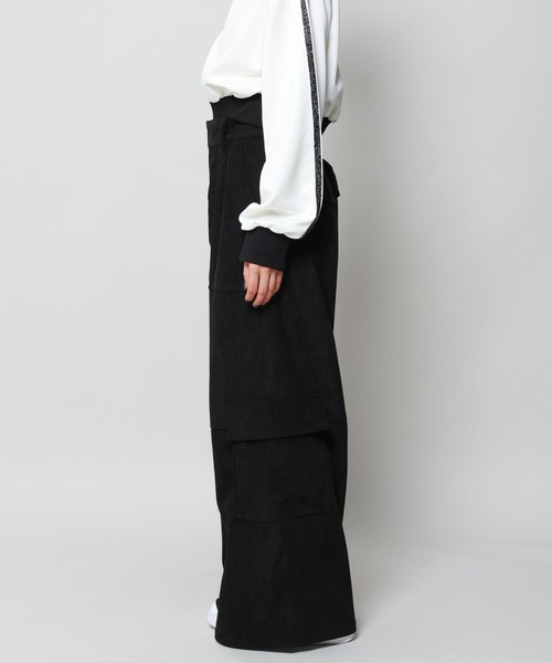 PAGEBOY(ページボーイ)の「カラーコーデュロイカーゴパンツ(カーゴパンツ・レディース・ブルー/オフホワイト/ブラック/ピンク・FREE)」の16枚目の写真