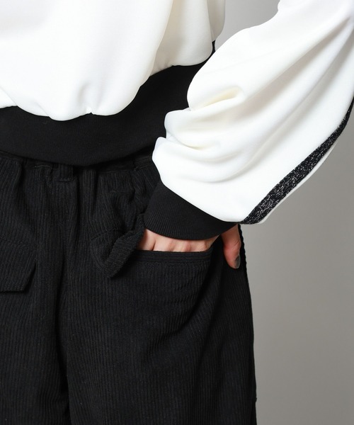 PAGEBOY(ページボーイ)の「カラーコーデュロイカーゴパンツ(カーゴパンツ・レディース・ブルー/オフホワイト/ブラック/ピンク・FREE)」の18枚目の写真