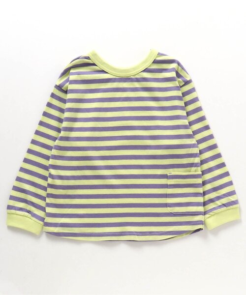 BREEZE（ブリーズ）の「【どっちも正解】DAISUKI 総柄ロンT（Tシャツ/カットソー・キッズ・レインボー/ピンク/その他3/イエロー/チェック/ブラウン/ドット/ブラック・110/130/100/80/140/120/90）」の3枚目の写真