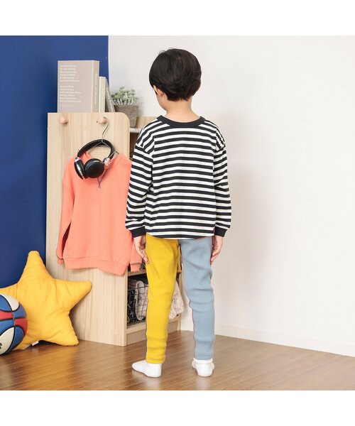 BREEZE（ブリーズ）の「【どっちも正解】DAISUKI 総柄ロンT（Tシャツ/カットソー・キッズ・レインボー/ピンク/その他3/イエロー/チェック/ブラウン/ドット/ブラック・110/130/100/80/140/120/90）」の10枚目の写真