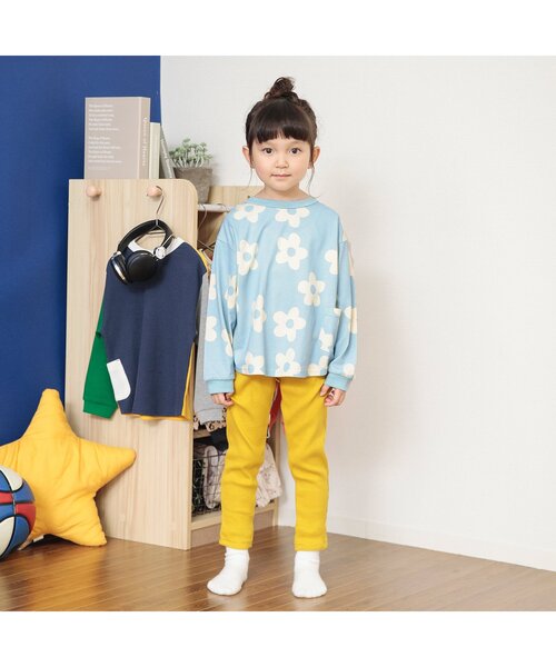 BREEZE（ブリーズ）の「【どっちも正解】DAISUKI 総柄ロンT（Tシャツ/カットソー・キッズ・レインボー/ピンク/その他3/イエロー/チェック/ブラウン/ドット/ブラック・110/130/100/80/140/120/90）」の11枚目の写真