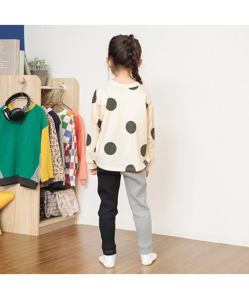 BREEZE（ブリーズ）の「【どっちも正解】DAISUKI 総柄ロンT（Tシャツ/カットソー・キッズ・レインボー/ピンク/その他3/イエロー/チェック/ブラウン/ドット/ブラック・110/130/100/80/140/120/90）」の14枚目の写真