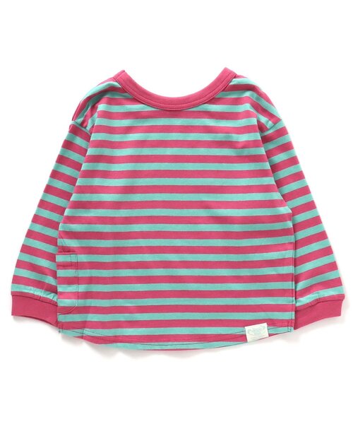 BREEZE（ブリーズ）の「【どっちも正解】DAISUKI 総柄ロンT（Tシャツ/カットソー・キッズ・レインボー/ピンク/その他3/イエロー/チェック/ブラウン/ドット/ブラック・110/130/100/80/140/120/90）」の21枚目の写真