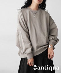 綿100% 裏毛ドルマン トレーナー