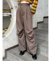 MURUA | ナローベルトニータックワイドパンツ(その他パンツ)