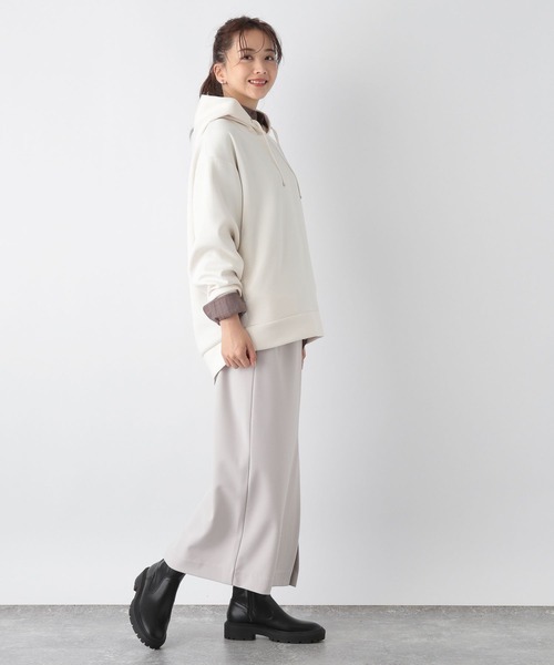 GLOBAL WORK（グローバルワーク）の「ライトクッションパーカー/906291（パーカー・レディース・アイボリー/グレイッシュベージュ/スミクロ/パープル系その他/ブラウン系その他・MEDIUM/LARGE）」の16枚目の写真