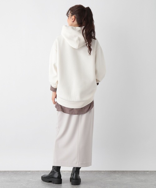 GLOBAL WORK（グローバルワーク）の「ライトクッションパーカー/906291（パーカー・レディース・アイボリー/グレイッシュベージュ/スミクロ/パープル系その他/ブラウン系その他・MEDIUM/LARGE）」の17枚目の写真