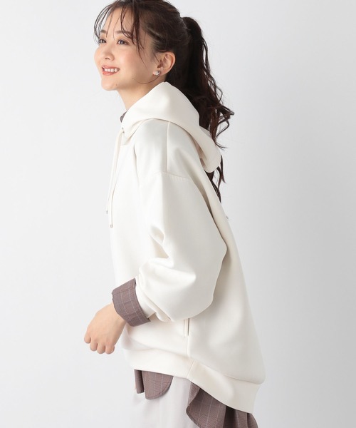 GLOBAL WORK（グローバルワーク）の「ライトクッションパーカー/906291（パーカー・レディース・アイボリー/グレイッシュベージュ/スミクロ/パープル系その他/ブラウン系その他・MEDIUM/LARGE）」の19枚目の写真