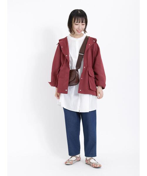 Samansa Mos2（サマンサ モスモス）の「デニムテーパードパンツ（デニムパンツ・レディース・ブルー・F）」の6枚目の写真