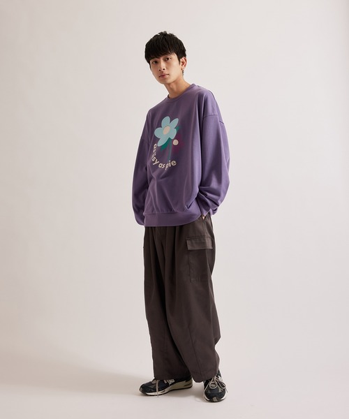 iisy（イージー）の「iisy / オーバーサイズバルーンワイドカーゴパンツ（カーゴパンツ・メンズ・ブラック/ライトグレー/ベージュ/チャコールグレー・L/M/S）」の19枚目の写真