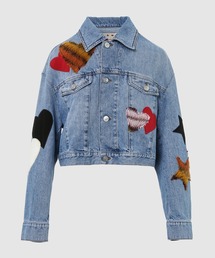 【関税込み】Marni ブルー Mending Patch デニムジャケット Marni Denim Jacket | Blue | FARFETCH