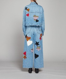 おすすめ★MARNI マルニ■HEART PATCH デニムフーディジャケット MARNI（マルニ）の「HEART PATCH / デニムフーディジャケット
