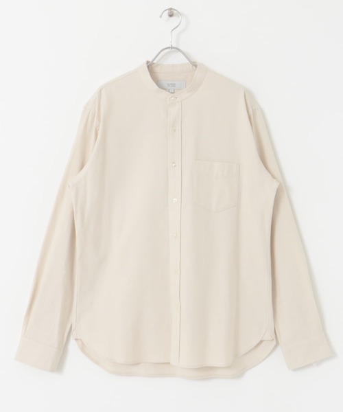 URBAN RESEARCH ROSSO MEN(アーバンリサーチロッソメン)の「『抗菌/防臭』『XXLサイズあり』ハイパフォーマンスフランネルバンドカラーシャツ(シャツ/ブラウス・メンズ・ブラック/ネイビー/ブラウン系その他/グレー/ボルドー/ブルー系その他/アイボリー/グレー系その他/カーキ・LARGE/MEDIUM/SMALL/XX-LARGE/X-LARGE)」の13枚目の写真
