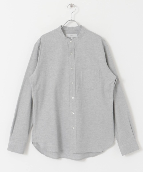 URBAN RESEARCH ROSSO MEN(アーバンリサーチロッソメン)の「『抗菌/防臭』『XXLサイズあり』ハイパフォーマンスフランネルバンドカラーシャツ(シャツ/ブラウス・メンズ・ブラック/ネイビー/ブラウン系その他/グレー/ボルドー/ブルー系その他/アイボリー/グレー系その他/カーキ・LARGE/MEDIUM/SMALL/XX-LARGE/X-LARGE)」の22枚目の写真