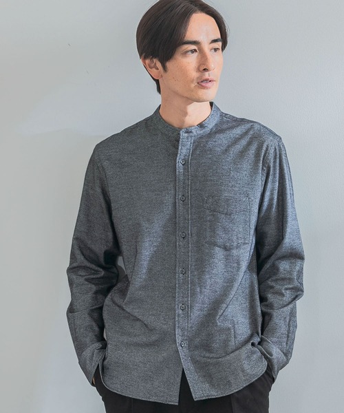 クリストファーネメス バイカラー カットソー 長袖 BD シャツ グレー 黒 最 安値ファッション - クリストファーネメス バイカラー カットソー