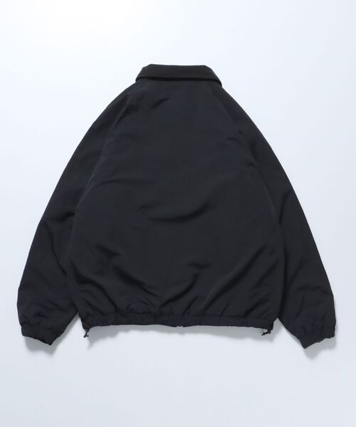 FFEIN(フェイン)の「【FFEIN(フェイン)】2Way リバーシブルスタンドネックブルゾン / フリース ナイロン ドローコード(ナイロンジャケット・メンズ・ブラック/ライトグレー/ネイビー・SMALL/MEDIUM/LARGE)」の8枚目の写真