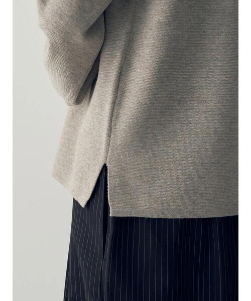 YECCA VECCA（イェッカヴェッカ）の「ボリューム袖ニット（ニット/セーター・レディース・グレイッシュベージュ/ブラック/ボルドー/アイボリー・FREE）」の11枚目の写真