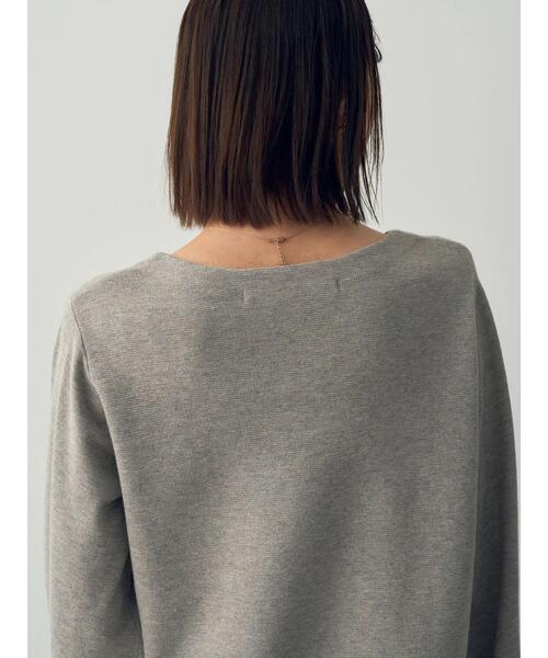 YECCA VECCA（イェッカヴェッカ）の「ボリューム袖ニット（ニット/セーター・レディース・グレイッシュベージュ/ブラック/ボルドー/アイボリー・FREE）」の12枚目の写真