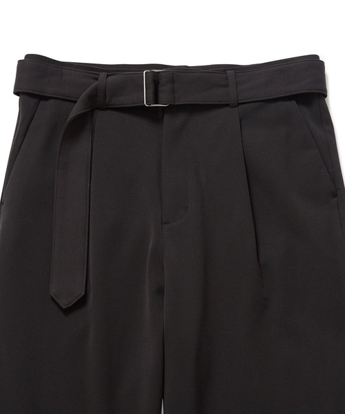 JUNRED（ジュンレッド）の「ベルテッドワイドフレアパンツ（その他パンツ・メンズ・ベージュ系その他/ブラック・L/M/S）」の14枚目の写真