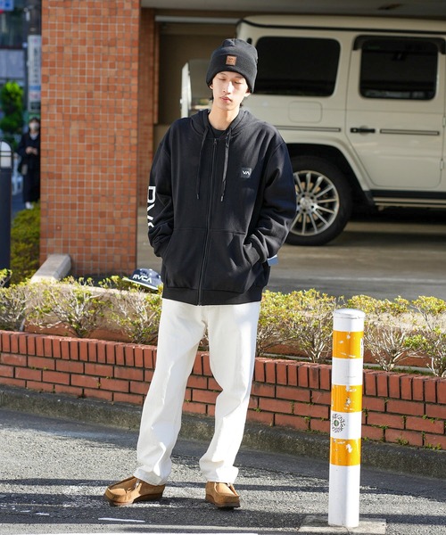 RVCA（ルーカ）の「RVCA メンズ  VA ATW BEANIE ビーニー【2023年冬モデル】/ルーカニットキャップ・ビーニー（ニットキャップ/ビーニー・メンズ・ブルー/ブラック/エンジ・FREE）」の4枚目の写真