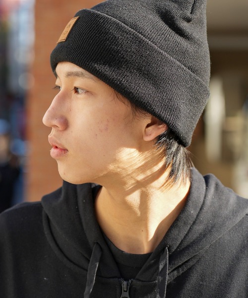 RVCA（ルーカ）の「RVCA メンズ  VA ATW BEANIE ビーニー【2023年冬モデル】/ルーカニットキャップ・ビーニー（ニットキャップ/ビーニー・メンズ・ブルー/ブラック/エンジ・FREE）」の7枚目の写真