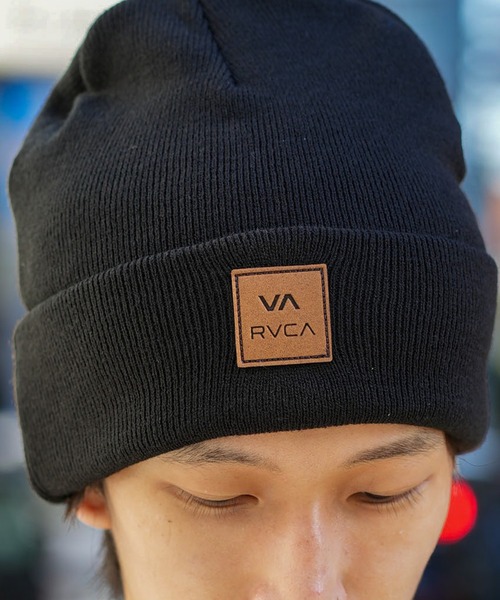 RVCA（ルーカ）の「RVCA メンズ  VA ATW BEANIE ビーニー【2023年冬モデル】/ルーカニットキャップ・ビーニー（ニットキャップ/ビーニー・メンズ・ブルー/ブラック/エンジ・FREE）」の9枚目の写真