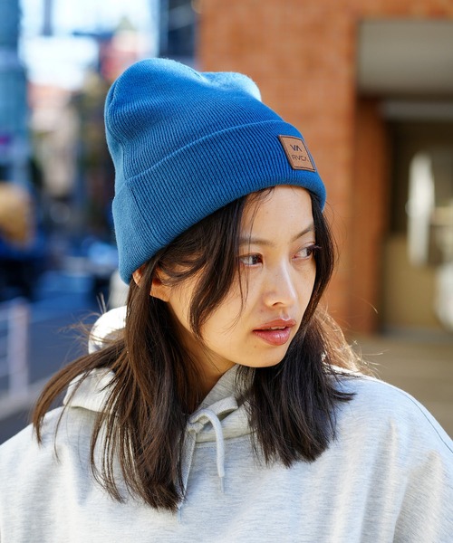 RVCA（ルーカ）の「RVCA メンズ  VA ATW BEANIE ビーニー【2023年冬モデル】/ルーカニットキャップ・ビーニー（ニットキャップ/ビーニー・メンズ・ブルー/ブラック/エンジ・FREE）」の10枚目の写真