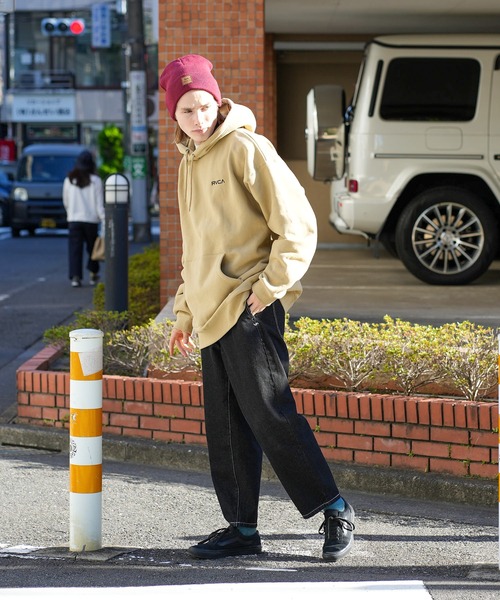 RVCA（ルーカ）の「RVCA メンズ  VA ATW BEANIE ビーニー【2023年冬モデル】/ルーカニットキャップ・ビーニー（ニットキャップ/ビーニー・メンズ・ブルー/ブラック/エンジ・FREE）」の14枚目の写真