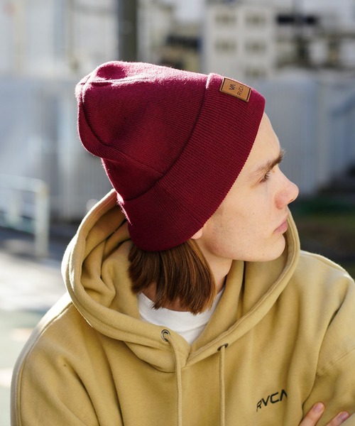 RVCA（ルーカ）の「RVCA メンズ  VA ATW BEANIE ビーニー【2023年冬モデル】/ルーカニットキャップ・ビーニー（ニットキャップ/ビーニー・メンズ・ブルー/ブラック/エンジ・FREE）」の17枚目の写真