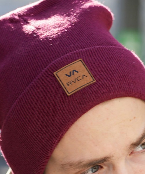 RVCA（ルーカ）の「RVCA メンズ  VA ATW BEANIE ビーニー【2023年冬モデル】/ルーカニットキャップ・ビーニー（ニットキャップ/ビーニー・メンズ・ブルー/ブラック/エンジ・FREE）」の19枚目の写真
